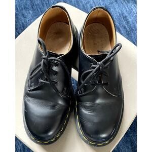 Dr. Martens 1461 Black Leather Oxfords - Women's Size 6